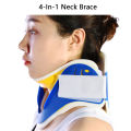 4 Levels Neck Collar Cervical Traction Therapy Support Brace Adjustable Stretcher Protection Body Massager. 