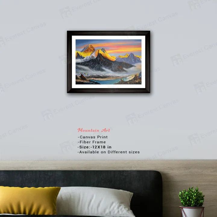 Single%20Panel%20Mountain%20Art%20Painting%20Print%20%20%7C%20Extra%20Small%20Small%20Medium%20Large%20Extra%20Large%20%7C%20Fiber%20Frame%20With%20Glass%20%7C%20-%20Image%205