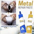 Permanent Metal Repair Paste Set 50ml,Industrial Heat Resistance Cold Weld Metal Repair Paste for Metal, Plastic & PVC, Wood, Concrete - Miracle Welding Glue. 