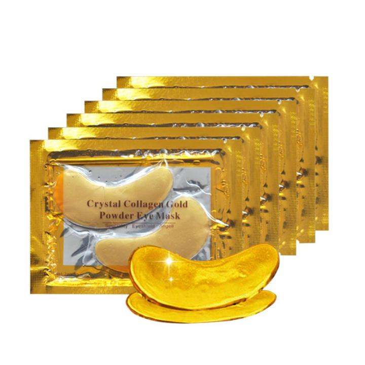 1 Pair Crystal Collagen Gold Eye Mask Anti-Aging Dark Circles Acne Beauty Patches For Eye Skin Care Eye Skin Care