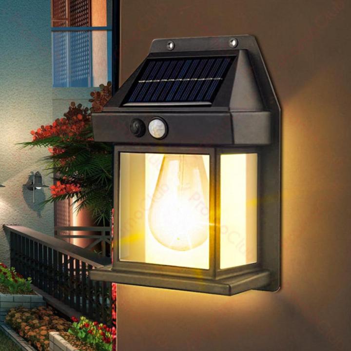 1PCS LED Solar Wall Lamp Outdoor Waterproof Up And Down Luminous Lighting Garden Decoration Solar Lights Stairs Fence Sunlight Lamp