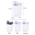 Kitchen Rice Storage Bin Cereal Dry Food Flour Bin Cereal Containers Dispenser Pet Dog Cat Food Dispenser with Measuring Cup. 