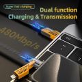 4 in 1 Multi Charging Cable,1M Dual Head USB Cable for iPhons & Androids,, 4 in 1 Multi Charger Cable Type C to Lightning, Super Fasst USB A/USB C to Type C [65W]/PD [27W] Nylon Braided Data Cable. 