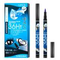 men>men 12pcs/set YANQINA Lasting 36H Liquid Eyeliner Pencil Waterproof Black Easywear Eye Liner Pen Cosmetic wholesale makeup eyeliner. 