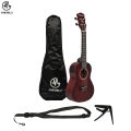 Manaslu Danfe 24 Inch Concert EQ Ukulele With Package. 