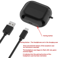 Galaxy Buds3 Headphones Bluetooth Sports Earphone Charging Compartment Headset Box Black. 