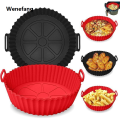 Wenefang Air Fryer Silicone Liners Air Fryer Silicone Pot Reusable Silicone Profesional Air Fryer Liners Food Safe Non Stick Air Fryer Basket Accesso. 