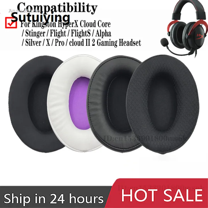 Sutuiying%20Fifty%20percent%20discount%20Anrushide%20Ear%20Pads%20For%20HyperX%20Cloud%20Core%20/%20Stinger%20/%20Flight%20/%20FlightS%20Profesional%20/%20Alpha%20/%20Silver%20/%20X%20/%20Pro%20/%20cloud%20II%202%20Gaming%20Headset%20-%20Image%203