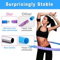 Weighted Hula Hoop for Adult Weight Loss, Hoola Hoops Plus Size for Women Exercise & Fitness - Weight Adjustable 2lb ~ 5lb, 8 Detachable Sections，Premium Foam & Stainless Steel Core. 