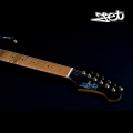 Jet Guitars JS 400 BK G HSS Roasted Maple Gold Hardware Black w/ Gigbag. 