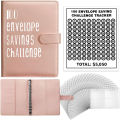 100 Envelope Challenge Binder, A5 Money Saving Budget Binder - Save 5,050 with the Money Saving Challenge Yellow Easy Install. 