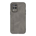 Lenuo For Realme8（4G） / Realme 8 Pro Case Luxury Sheepskin Leather Shockproof Matte Back Cover. 