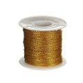 20/100 Meters Gold Silver Red Tag Line Bracelet Making Tying Rope Packaging Thread Metallic Cord Tinsel String Christmas Strap Ribbon. 