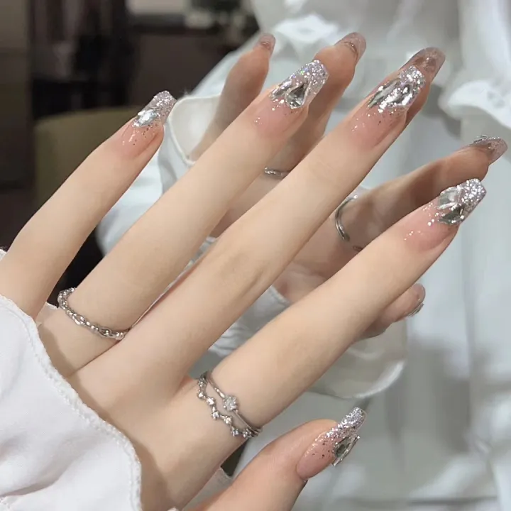A523-Wear%20nail%20color%20powder%20bow%20nail%20art%20white%20burst%20nail%20piece%20diamond%20pure%20desire%20nail%20patch%20handmade%20-%20Image%203