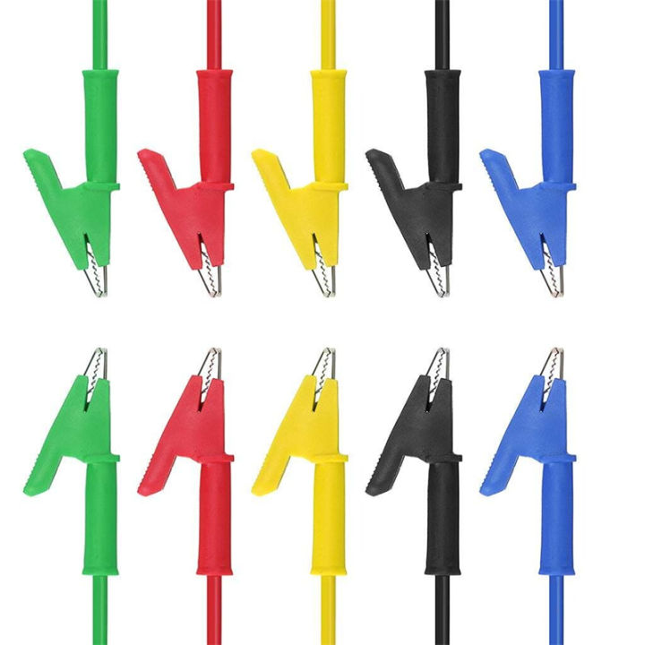 Dual%20Ended%20Crocodile%20Alligator%20Clips%2015A%20Test%20Lead%20Wire%20Cable%20with%20Insulators%20Clips%205%20Colors%20Test%20Flexible%20Cable%20-%20Image%202