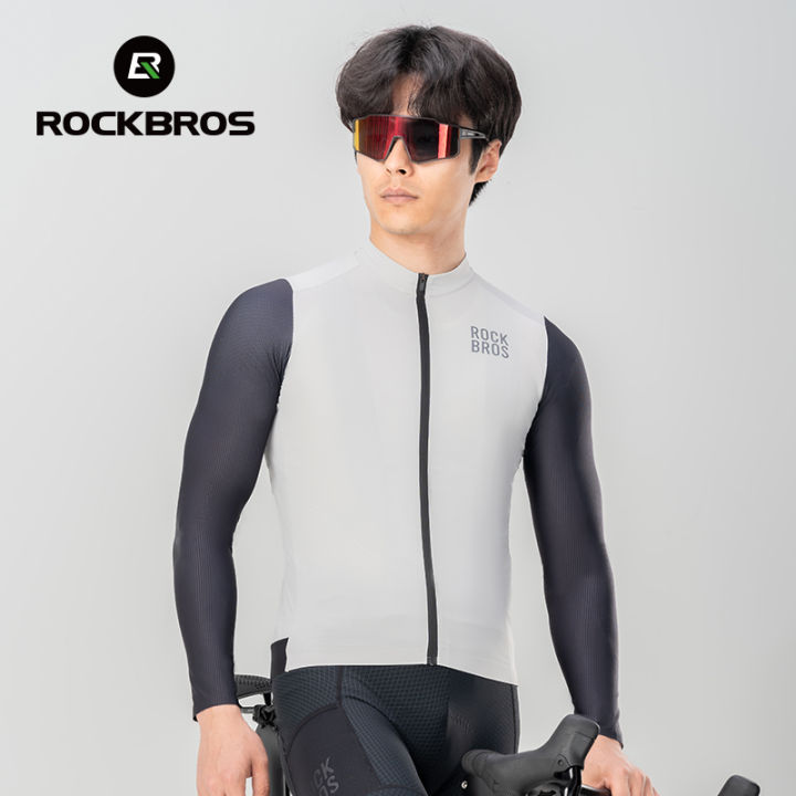 HOT%20ROCKBROS%20Color%20Blocked%20Cycling%20Jersey%20Man%20Summer%20MTB%20Road%20Breathable%20Comfort%20Cycling%20Maillot%203D%20Cut%20Racing%20Bicycle%20Shirt%20-%20Image%204