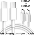 USB Type C Male to Male USB-C Fast Charging Data Cable 1m. 
