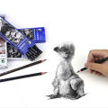 Charcoal soft/medium 3B 4B Mary drawing pencil 12pcs/box 2H HB B 2B 5B 6B 7B 8B/hard/special soft pencil sketch stationery. 