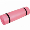 NBR Yoga Mat  10 MM Anti Skid Yoga Mat With Carry Strap ( Multicolor). 