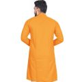 Yellow Cotton Pandit Kurta For Pooja Brataband For Men (Kurta Only) - Fashion | Kurtha For Men | Men'S Wear. 