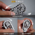 Fidget spinner, chain gear chain, creative black technology, gear chain, DIY decompression, artifact, flywheel, finger. 