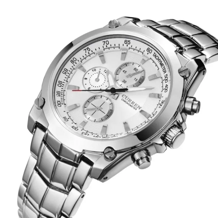 CURREN%20%20Stainless%20Steel%20White%20Dial%20Men%20Watch%20-%20Image%205