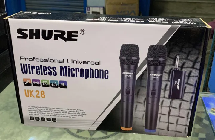 Shure%20UK28%20DUAL%20Professional%20UHF%20Wireless%20Microphone%20System%20Karaoke/Vocal%20Mic%20handheld%20microphone%20%7C%7C%20Sold%20By%20Watch%20House%20-%20Image%207