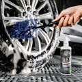 1PC New Long Soft Handle Car Wheel Brush Blue Microfiber Brush Multifunction Cleaning Brush Washing Tool Rim Hub Brush. 
