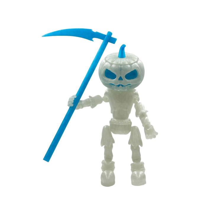 Penasfe CREATIVE POSITIONS: These Pumpkin Reaper action figures can be posed in a variety of shapes, such as finger-biting, slightly bowed, or holding a scythe, to meet all your modeling needs. Each joint of our action figures is fully movable, allowing f