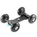 Gopro Hero Dslr Camera Skater Dolly Roller Wheel Stabilizer Slider Rail. 