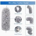 Cleaning Brush Feather Microfiber Duster with Extendable Rod Dust Cleaner Wet and Dry Duster. 