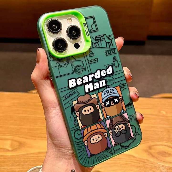 Funny%20Mustache%20Man%20Compatible%20iPhone%2017%20Case%20Apple%2015%20Trendy%2016%20Shockproof%2013%20Pro%20Max%20Unique%20-%20Image%204