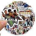 Artsy Home 25/50 Pcs GTA Grand Theft Auto Game Stickers for Laptops and Cellphone Guitar. 