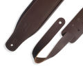 Levy's Leathers M26PD-DBR_DBR Top Grain Padded Leather Guitar Strap - Dark Brown. 