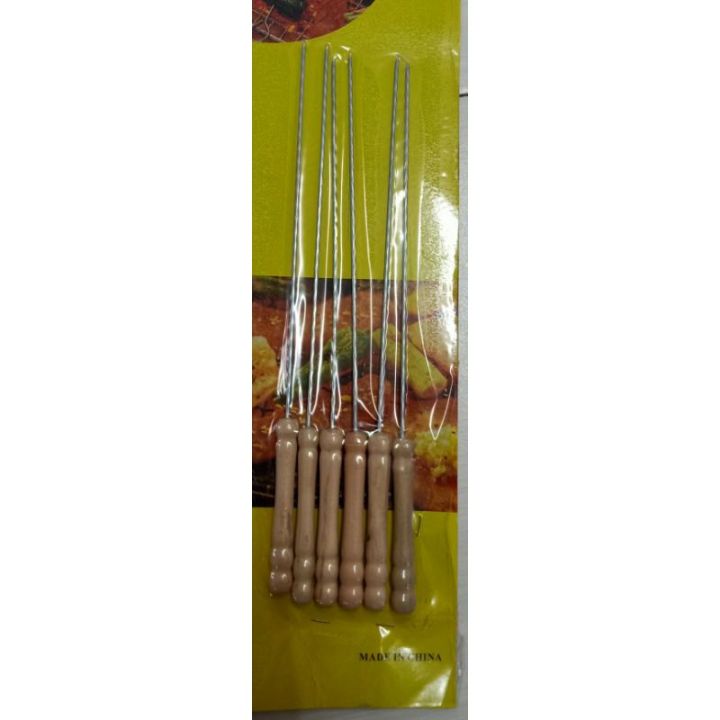 10pcs%20Stainless%20Steel%20BBQ%20Skewer%20Stick%20Barbecue%20Rod%20%5B%2030cm%20%5D%20-%20Image%204