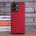 HOT Textile Leather Case for Oneplus Nord 2T 5G soft TPU with back hard PC material camera protection design cover. 