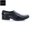 Coseli Black Color Plain  Formal Shoes For Men (1472). 