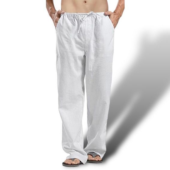 Men%20Cotton%20Linen%20Drawstring%20Pants%20Elastic%20Waist%20Casual%20Jogger%20-%20Image%202