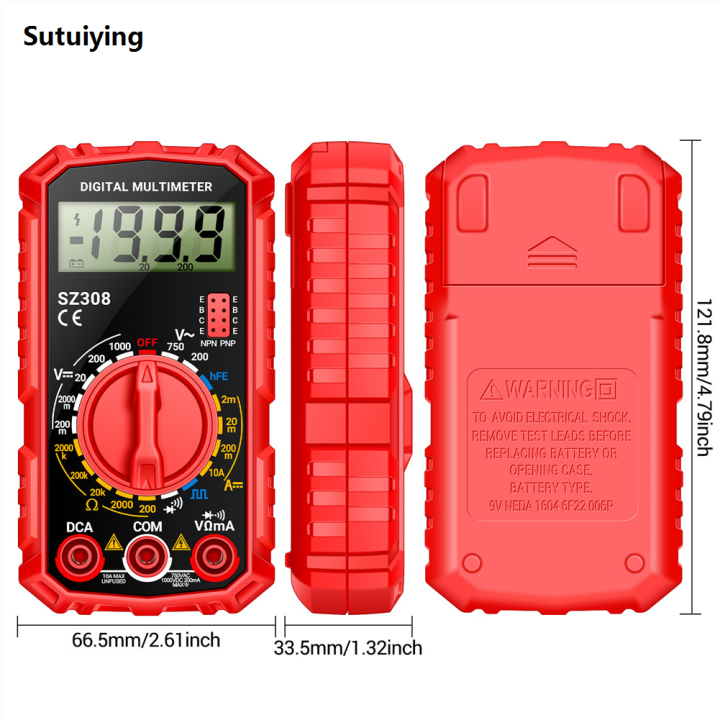 Sutuiying%202/1PCS%20ANENG%20SZ308%201999%20Digital%20Multimeter%20AC/DC%20Tester%20Machine%20Handheld%20New%20Multimetre%20Professional%20Multi%20Meter%20Multimetro%20Ohm%20Malt%20-%20Image%206