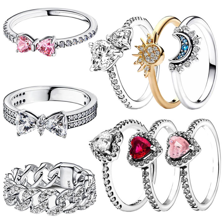HOT%20Original%20925%20Sterling%20Silver%20Ring%20Bow%20Heart%20Sun%20Moon%20With%20Colorful%20Crystal%20Rings%20For%20Women%20Valentine's%20Birthday%20Gift%20DIY%20Jewelry%20-%20Image%203