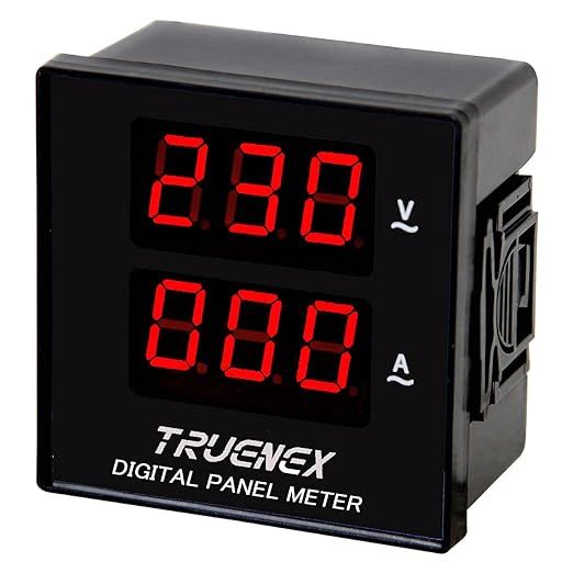 Digital Volt Meter (130V - 500V) 1 - 50 Ampere 72x72 Mm For Electrical Panel/Submersible Panel/Volt- Ampere 7 Segment LED Display
