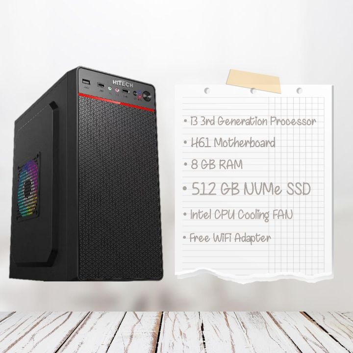 Assembled%20i3%203rd%20Generation%20System%20Unit%20With%208%20GB%20RAM%20%7C%20512%20GB%20NVMe%20SSD%20and%20WIFI%20Adapter%20-%20Image%202