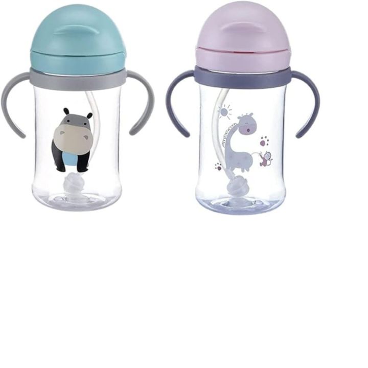 Kids Anti-Lock Cartoon Printed Water Bottle - Durable & Safe Ideal for School & Travel