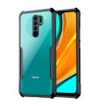 For Redmi 9 / Prime | Poco M2 Back Case - Shockproof Slim Hybrid Clear Transparent Phone Cover. 
