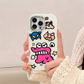 Crayon Shin-chan Phone Case Compatible for IPhone 15 11 7Plus XR 13 11 12 14 15 Pro Max 7 8 Plus XS Max Fuel Injection Shockproof Soft Cover. 