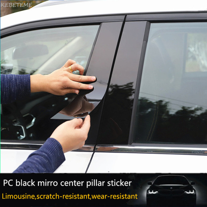KEBETEME Applicable to Chery Jetour X70/plus/X90/X95 Fuwin 2 Antee Omoda modified special window trim PC black mirror pillar decoration
