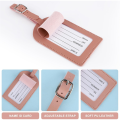 Luggage Tag, Suitcase Tags Identifiers Luggage Labels Tags with Adjustable Strap Privacy Protection Cover. 