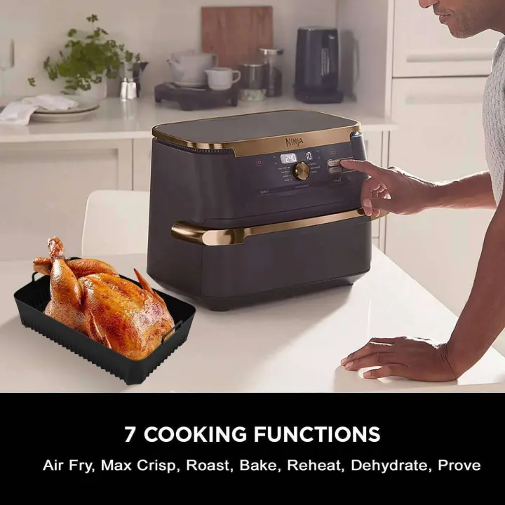 Hot%20Rectangle%20Silicone%20for%20Ninja%20DZ071/AF500UK%20Basket%20Replacement%20Dishwasher%20Safe%20Air%20Fryer%20Liners%20-%20Image%202