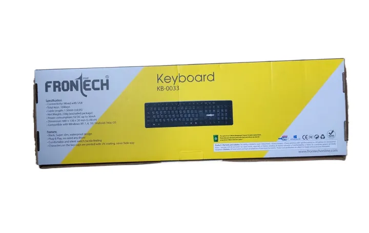 Nepali Keyboard FronTech KB-0033 Nepali & English Key Basic Keyboard ...