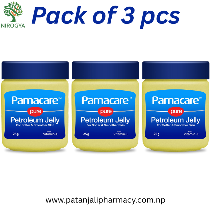 Pamacare Pure Petroleum Jelly 25g Pack of 3 pcs